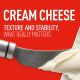 Cream cheese: understanding the main product formats